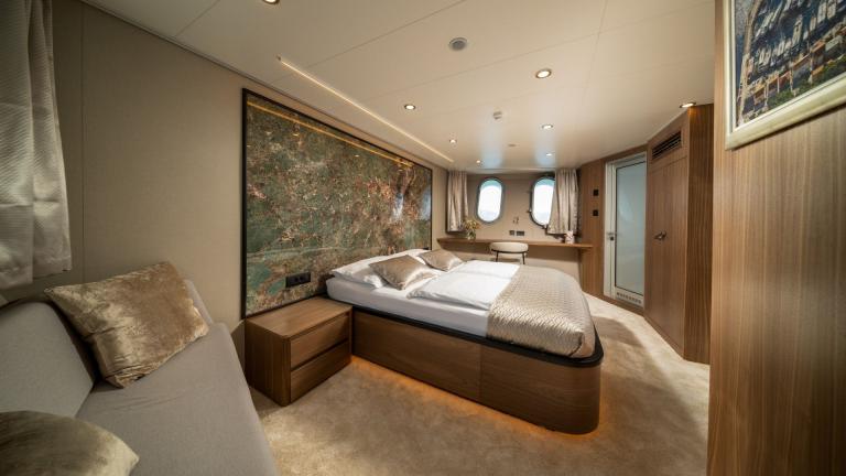 Guest cabin of luxury motor yacht Olimp image 5